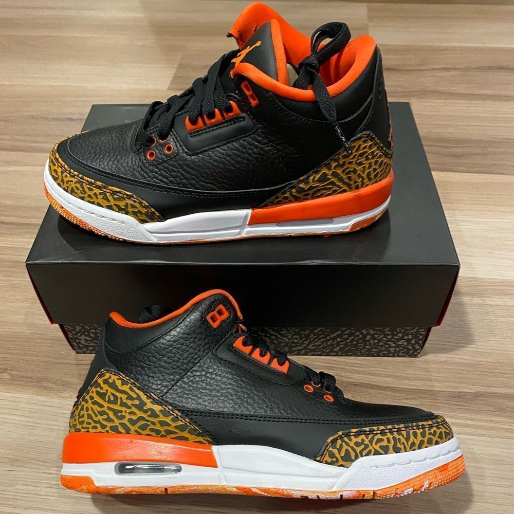 Air Jordan 3 Retro Kumquat Orange GS Size 6.5Y Women’s Size 8 441140-088 New DS